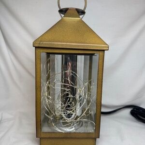 Scentsy Glimmer & Glow Large Warmer 11" Electric Wax Melter Faux Lantern